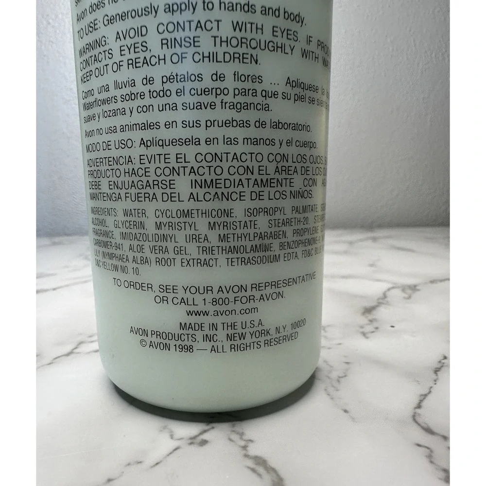 3 Vintage Avon Naturals Waterflowers Pineapple‎ Magnolia Spring Body Lotion New
